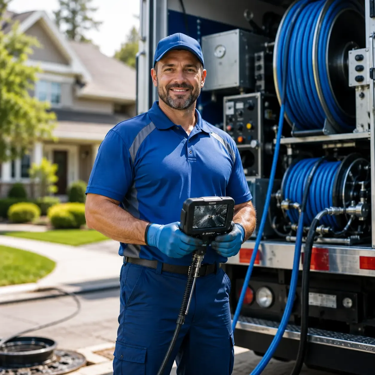 Local outdoor drain cleaning specialists in Madisonville, TX